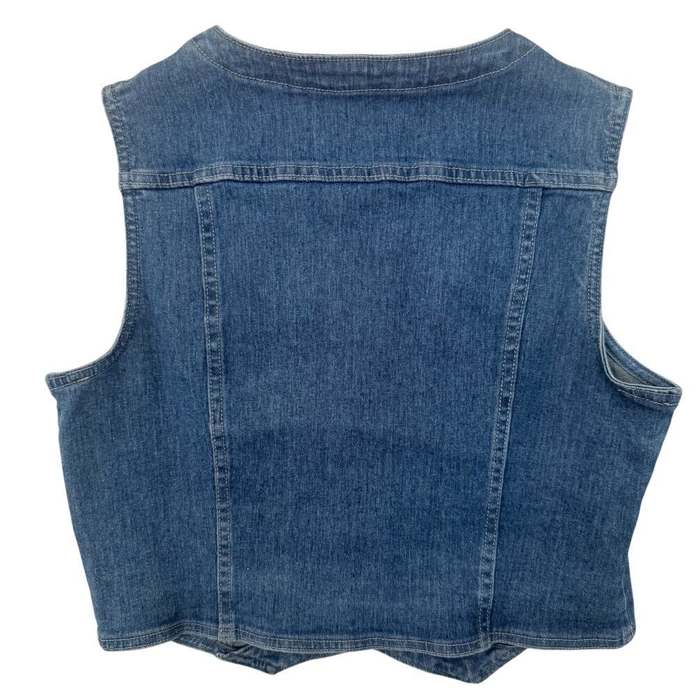 Emerson Lang Denim Vest Size XL - Picture 2 of 4